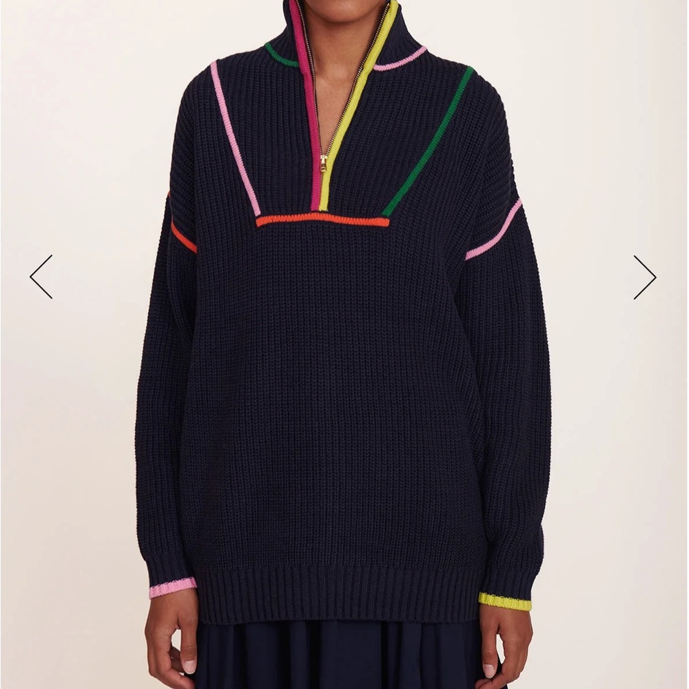 Staud Hampton Sweater Navy/Multi